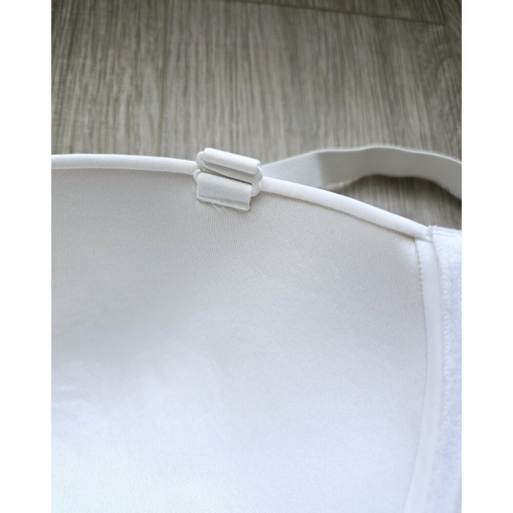 Skims Fits Everybody White Marble Underwire Lined Strapless Convertible Bra 46D - Picture 5 of 11